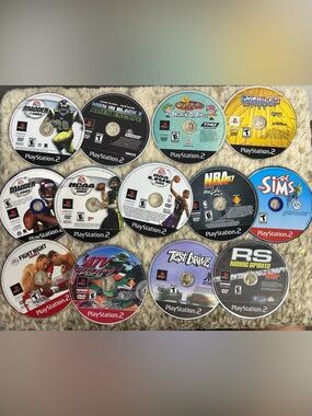 Set of 13 PS2 Games- Cases Not‎ Included